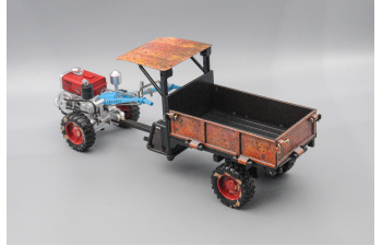 Китайский мотоблок (1970), со следами эксплуатации, 25 см