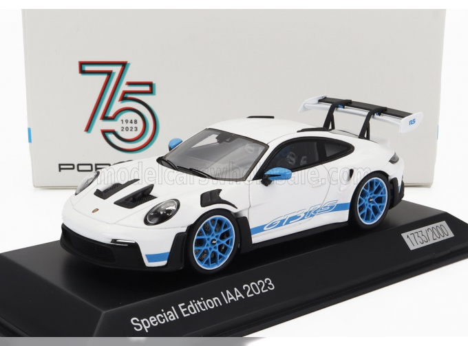 PORSCHE 911 992 Gt3 Rs Iaa Monaco (2023), White Blue