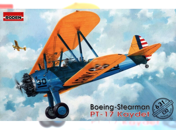 Сборная модель Самолет Boeing-Stearman PT-17 Kaydet