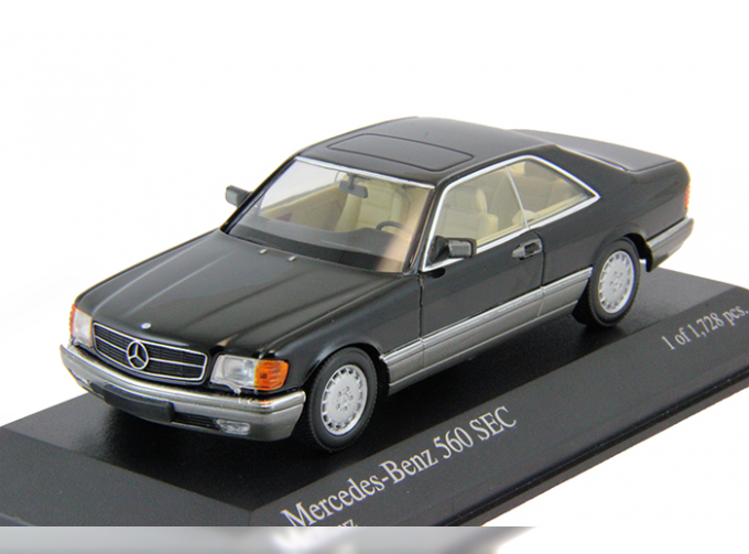 MERCEDES-BENZ 560 SEC C126 (1986), black