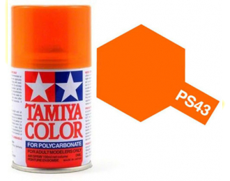 Краска спрей полупрозрачный оранжевый PS-43 Transluscent Orange (в баллоне), 100 мл.