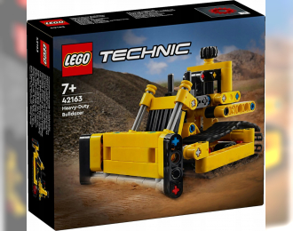 BULLDOZER Lego Technic - Heavy Duty Tractor Cingolato - 195 Pezzi - 195 Pieces, Yellow
