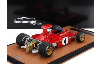 FERRARI F1 312 B3 №4 Usa Watkins Glen Gp Arturo Merzario (1973) , Red