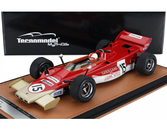 LOTUS F1 56B N 15 GP DUTCH (with pilot figure) Dawe Walker (1971), Red White Gold