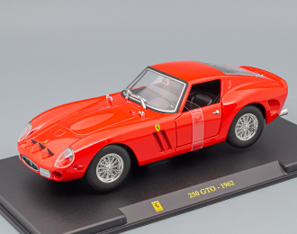 FERRARI 250 Gto (1962) - Con Vetrina - With Showcase, Red