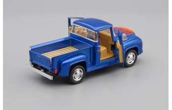 FORD F-100 Pickup Fire (1956), blue