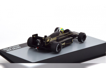 LOTUS F1 98t Team John Player Special N 12 Brazilian Gp (1986) Ayrton Senna, Black Gold