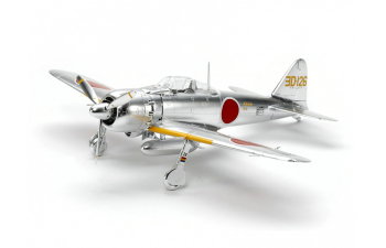 Сборная модель MITSUBISHI A6M5 (ZEKE) silver plated (литники хромированные)