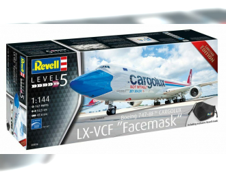 Сборная модель Самолет Boeing 747-8F CARGOLUX LX-VCF "Facemask"