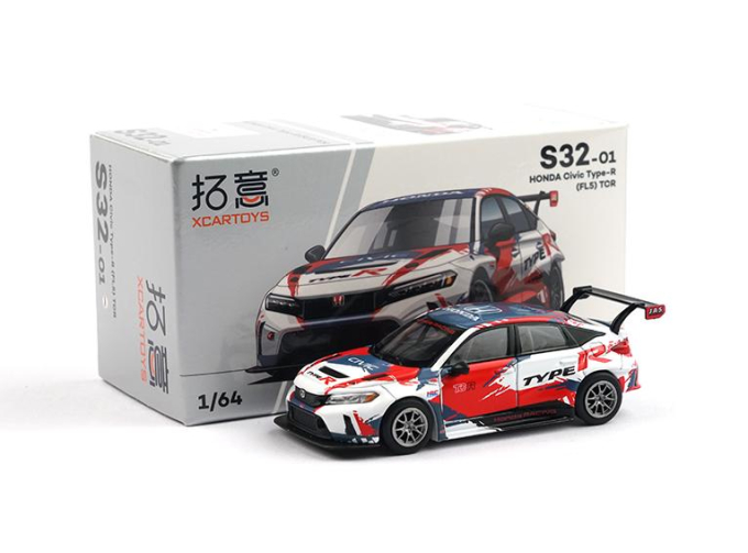 HONDA Civic Type-R TCR (FL5), white / red / blue