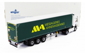 RENAULT T460 Truck Telonato Annemassiennes Transports (2021), White Green