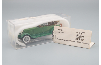 LINCOLN Sport Phaeton (1928), green