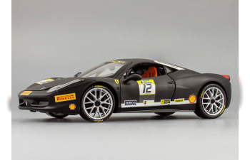 FERRARI 458 Italia Challenge #12, black matt