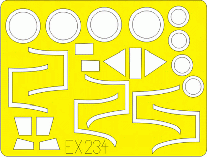 Окрасочная маска Британский учебный противолодочный самолет Fairey Gannet