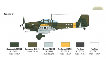 Сборная модель JUNKERS Ju-87b Airplane Stuka Kanonenvogel Military 1935