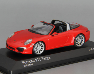 PORSCHE 911 Targa (2013), red