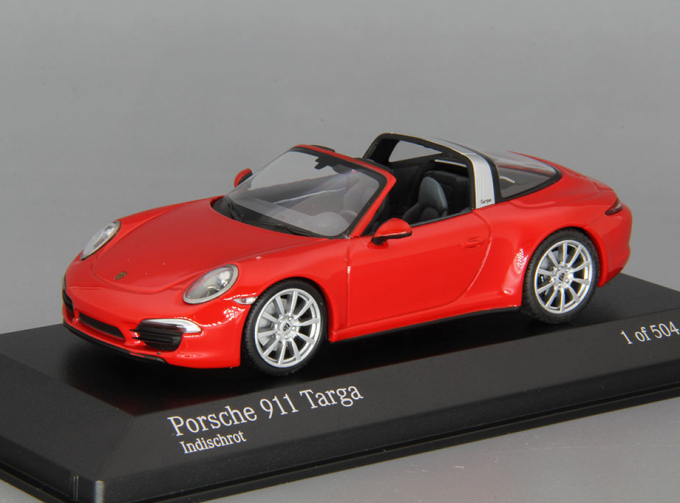 PORSCHE 911 Targa (2013), red