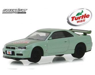 NISSAN Skyline GT-R (R34) "Turtle Wax" 2000 TwoTone Green