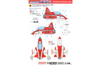 Сборная модель U.S AIR Force Fighter Compact Series:F-20A Tigershark Model Kit