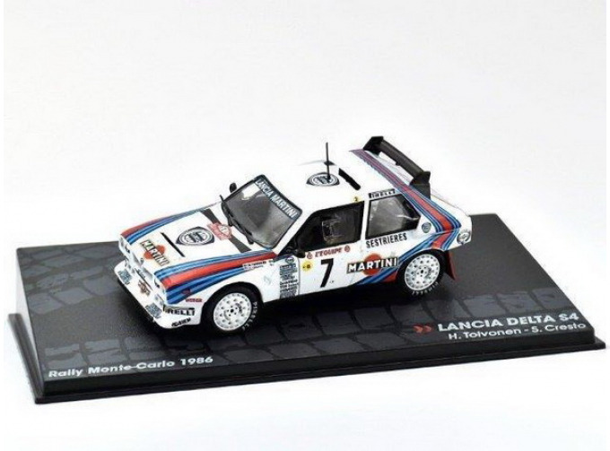 LANCIA Delta S4 "MARTINI" #7 Toivonen/Cresto победитель Rally Monte-Carlo 1986