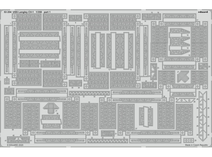 Фототравление для USS Langley CV-1