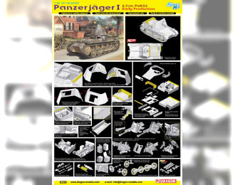 Сборная модель Танк Panzerj?ger I, 4.7cm PaK(t) Early Production