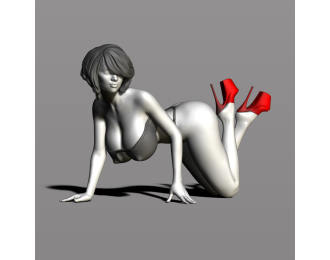 Фигура Strip dance, окрашенная