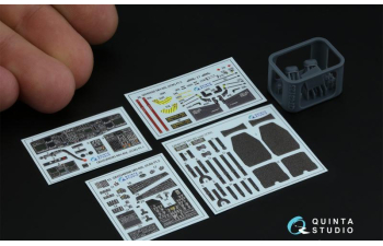 3D Декаль интерьера кабины MH-60L Blackhawk (ICM) (с 3D-печатными деталями)