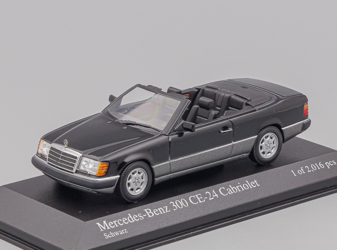 MERCEDES-BENZ 300 CE-24 Cabriolet 1990, black 