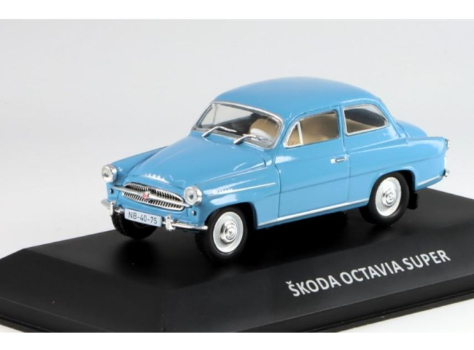 SKODA Octavia Super (1959), light blue