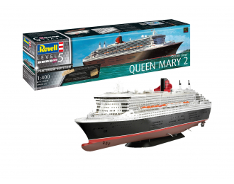 Сборная модель Океанский лайнер Queen Mary 2 PLATINUM Edition