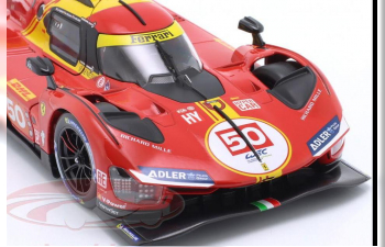 FERRARI 499P 6th 1812km Qatar WEC 2024 & Winner 24h LeMans Miguel Molina, Nicklas Nielsen, Antonio Fuoco (2024)