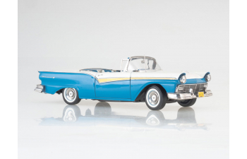 FORD Fairlane 500 Skyliner, blue / white