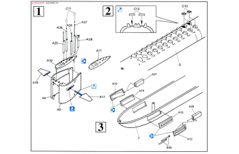Сборная модель U.S.S. FLORIDA SSGN-728
