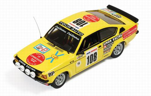 OPEL KADETT 108 4th Tour de France 1st in Class (J.L.Clarr) 1979, yellow