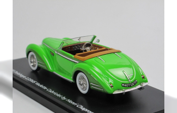 DELAHAYE 135 MC cabrio (1948), green