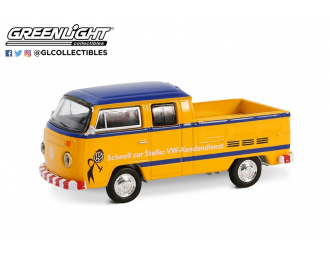 VOLKSWAGEN T2 пикап с двойной кабиной "Doka" "VW-Kundendienst" (1977)