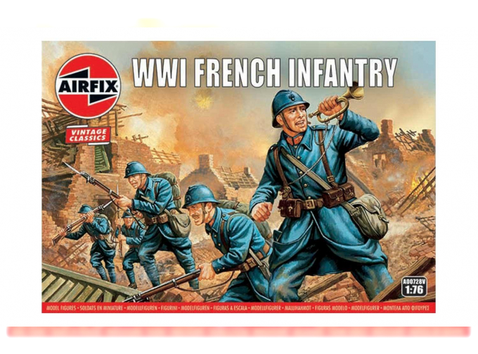 Сборная модель Набор солдатиков WWI French Infantry