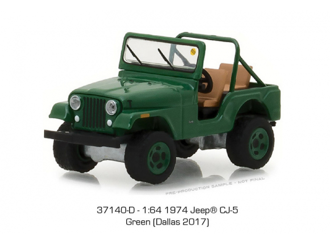 JEEP CJ-5 4x4 1974 Green (Dallas 2017)  