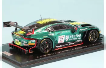 ASTON MARTIN Vantage Amr Gt3 Evo 4.0l Turbo V8 Team Comtoyou Racing №11 24h Spa (2024) Kobe Pauwels - John De Wilde - Dante Rappange - Job Van Uitert, Green Yellow