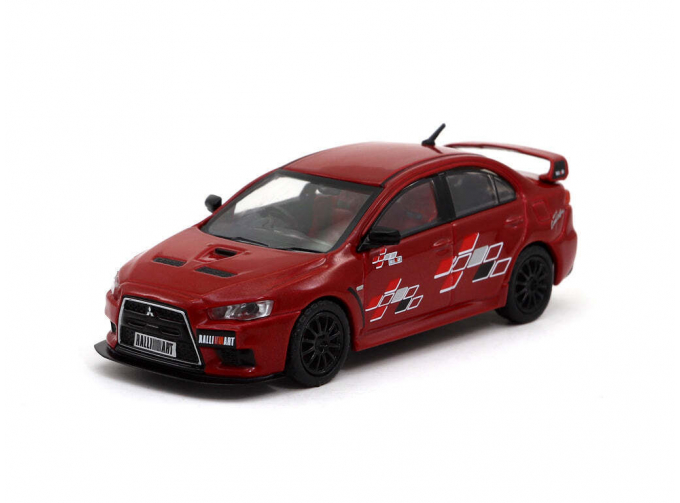 MITSUBISHI Lancer Evo X Ralliart, красный