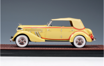 AUBURN 851 SuperCharged Phaeton (закрытый) (1935), Yellow