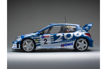 PEUGEOT 206 WRC №2 Winner Rallye Condroz-Huy F.Loix/S.Smeets (2003)