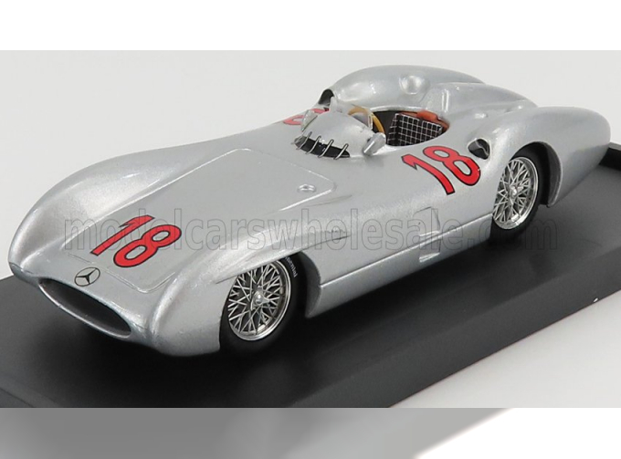 MERCEDES BENZ F1 W196c N 18 Juan Manuel Fangio Season 1954 World Champion, Silver