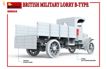 Сборная модель Автомобиль BRITISH MILITARY LORRY B-TYPE