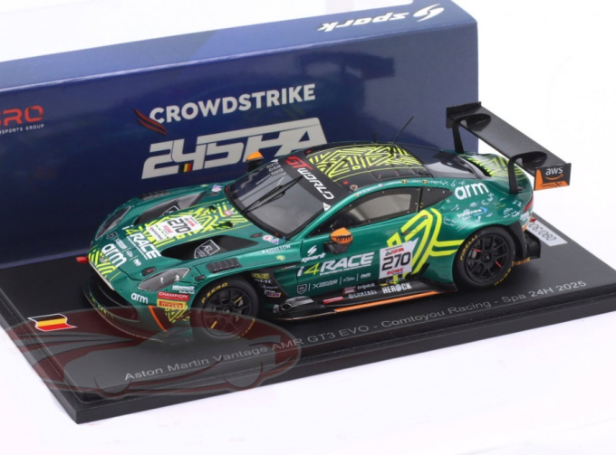 ASTON MARTIN Vantage AMR GT3 Evo №270 24h Spa AlexandreLeroy, Rodrigo Almeida, Antoine Potty, Jessica Hawkins (2025)