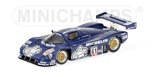 Sauber Mercedes C9 Supercup 1987 J.-L.Schlesser, blue