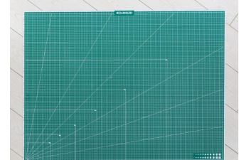 Коврик для резки зелёный, формат А0, 5 слоёв