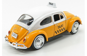 VOLKSWAGEN Beetle Maggiolino Taxi (1959), yellow white