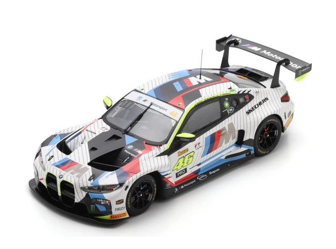 BMW 4-Series M4 GT3 EVO 3.0L TURBO Team WRT №46 2nd 12h Bathurst (2025) Valentino Rossi - Raffaele Marciello - Charles Weerts
